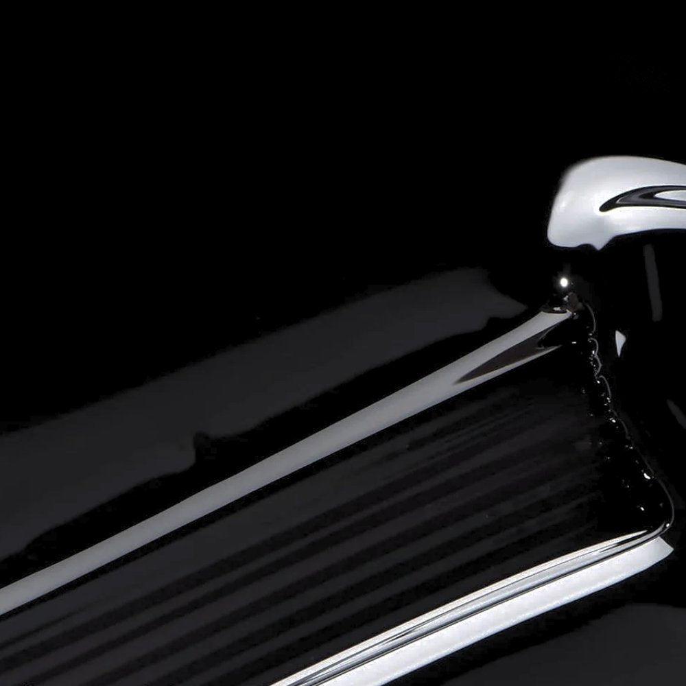 Super Black Gel Polish by CM Canada – deepest black gel nail polish with glossy self-leveling finish (swatch)