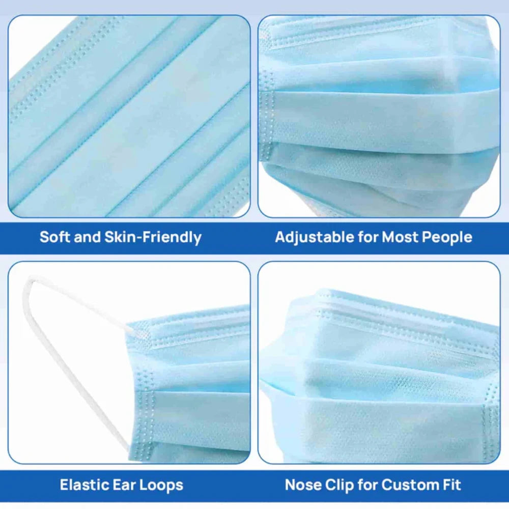 Surgical masks 50 count FDA approved for nail salon professional use Canada