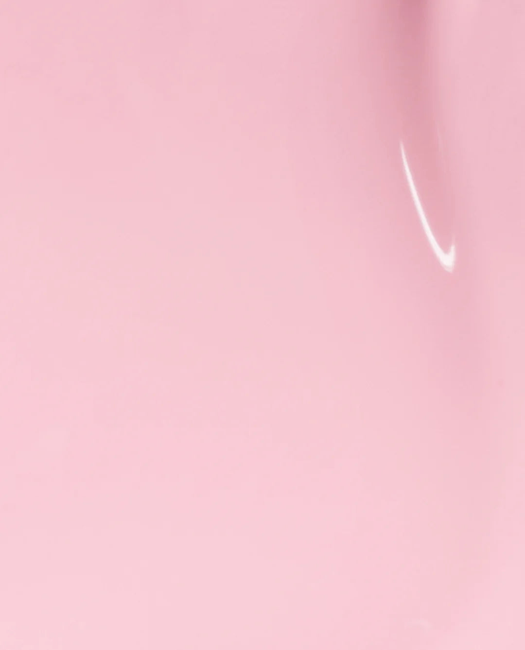 A close-up of a glossy light pink swatch showcasing OPI Suzi Shops & Island Hops Gel Polish H71