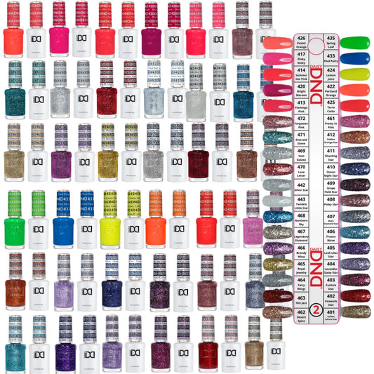 DND Gel Polish Set | 36 Colour Collection #2 (Shades #401-472)