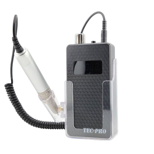 Tec-Pro Nail Drill 30K Black Brushless Rechargeable E-File