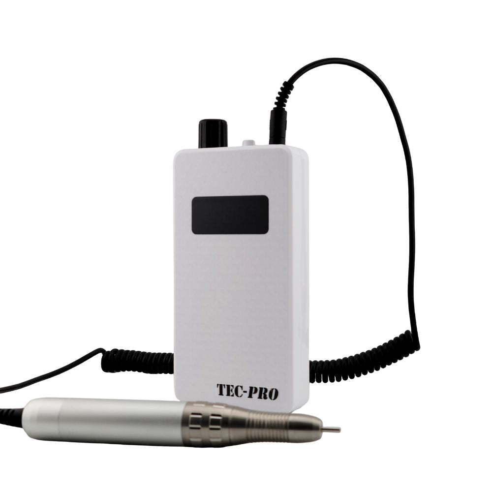Tec-Pro 30K White Nail Drill with LCD Display