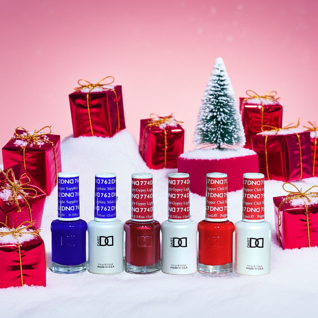 DND The Naughty List Holiday Trio Bundle - Gel & Lacquer Set