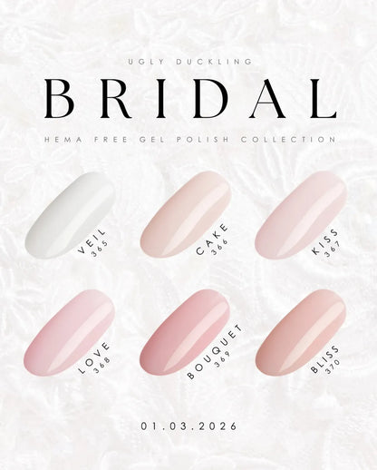 Ugly Duckling bridal gel polish collection finish guide image