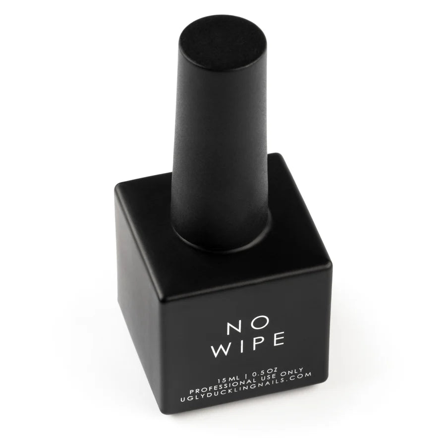 Ugly Duckling No Wipe gel top coat bottle for nail technicians