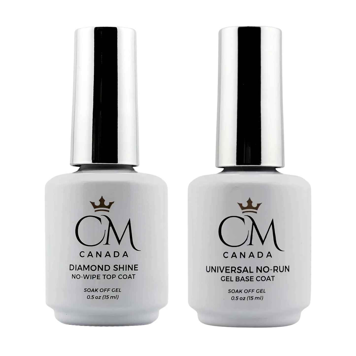 Universal Base Gel + Diamond Shine Top Coat Duo - CM Nails & Beauty Supply