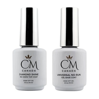 Universal Base Gel + Diamond Shine Top Coat Duo - CM Nails & Beauty Supply