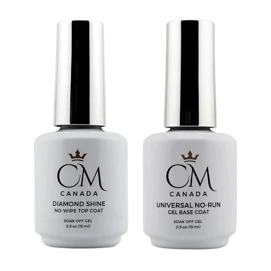 Universal Base Gel + Diamond Shine Top Coat Duo - CM Nails & Beauty Supply