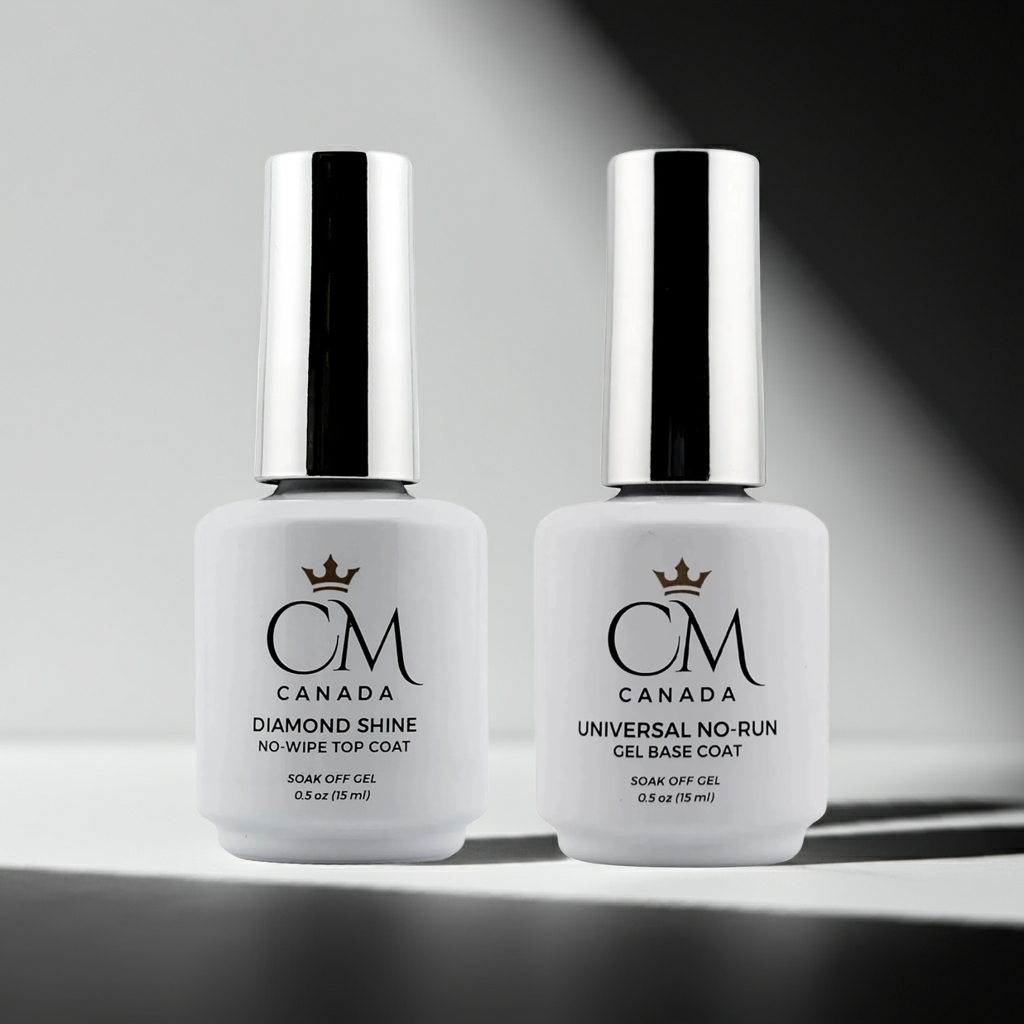 Universal Base Gel + Diamond Shine Top Coat Duo - CM Nails & Beauty Supply