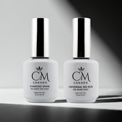 Universal Base Gel + Diamond Shine Top Coat Duo - CM Nails & Beauty Supply