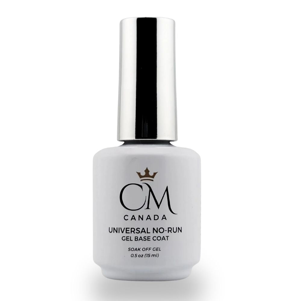 Universal No-Run Gel Base Coat – 0.5 oz | Compatible with All Gel Polish Brands | CM Canada - CM Nails & Beauty Supply