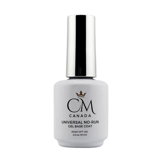 Universal No-Run Gel Base Coat – 0.5 oz | Compatible with All Gel Polish Brands | CM Canada - CM Nails & Beauty Supply
