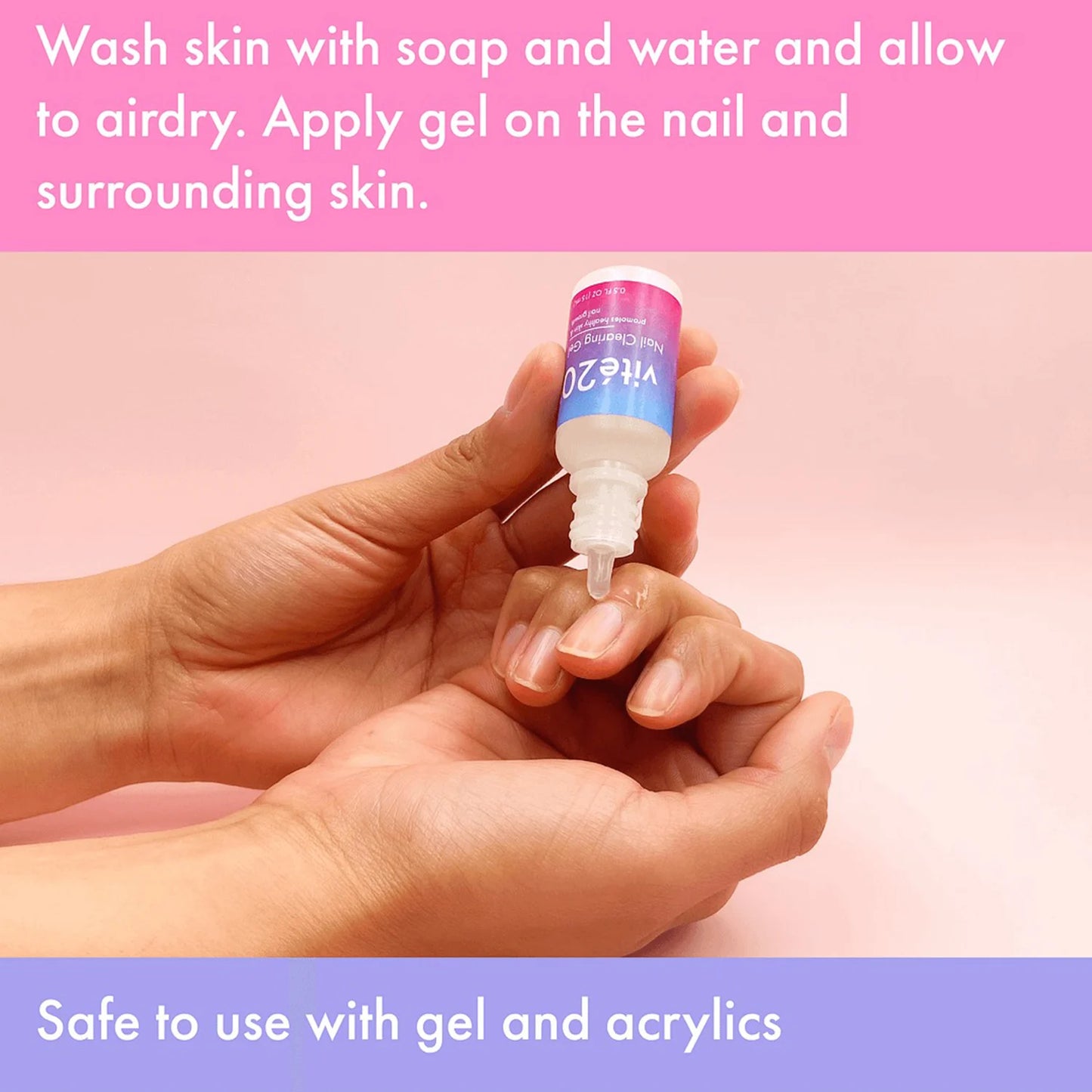 Vite20 antifungal nail gel product bottle