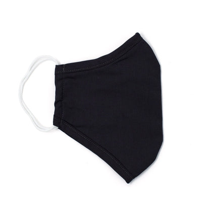 Breathable reusable black face mask for everyday wear