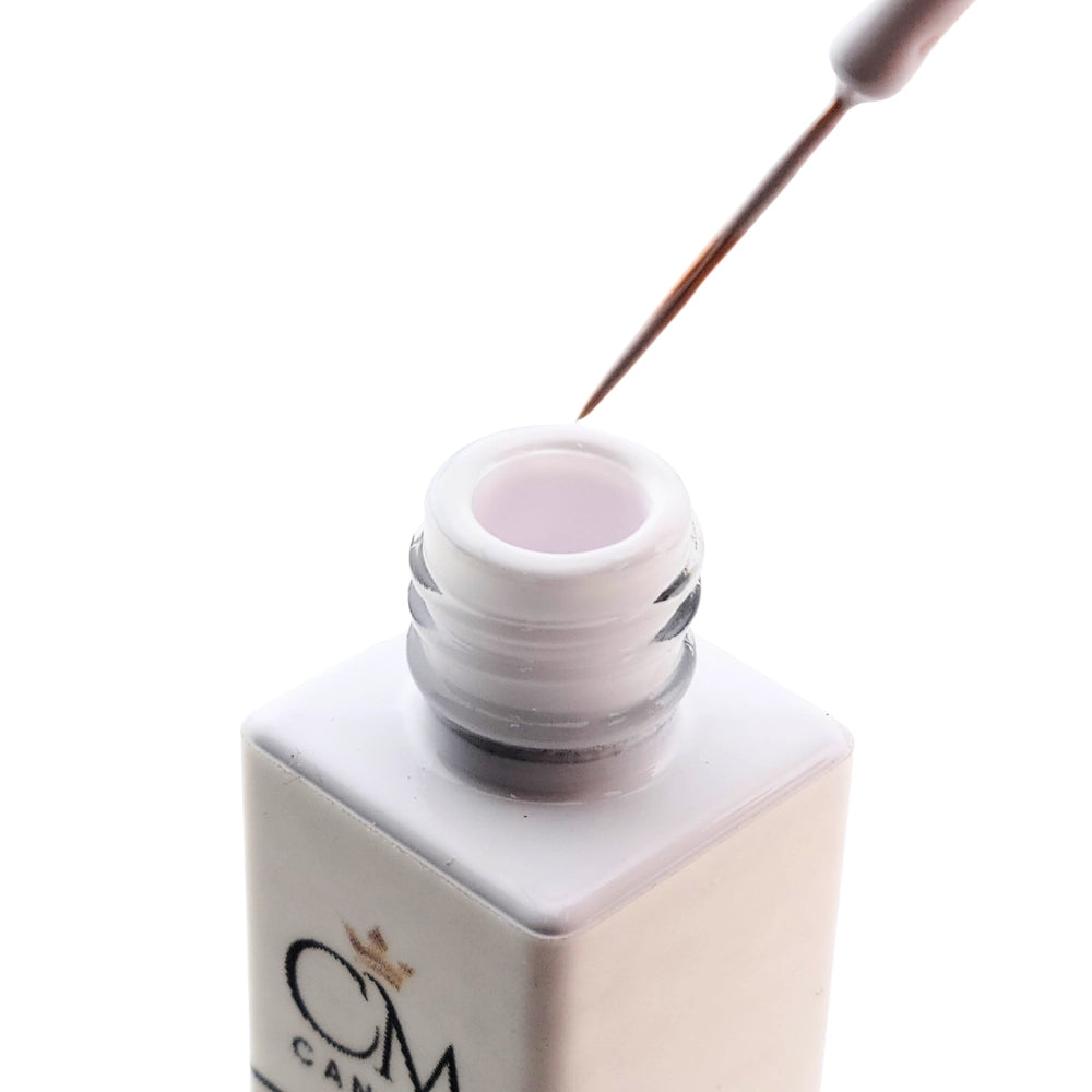 CM Canada white gel art liner bottle with precision brush for detailed nail designs