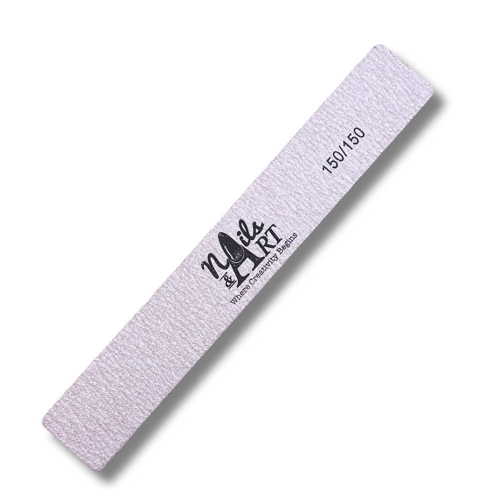 Zebra jumbo square nail file 150/150 grit for professional nail technicians and salons in Canada
