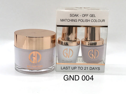 3-in-1 Nail Combo: Dip, Gel & Lacquer #004 | GND Canada® - CM Nails & Beauty Supply