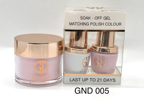 3-in-1 Nail Combo: Dip, Gel & Lacquer #005 | GND Canada® - CM Nails & Beauty Supply