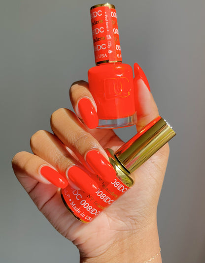 DC NY Islanders #008 - Gel Polish & Lacquer Duo - CM Nails & Beauty Supply