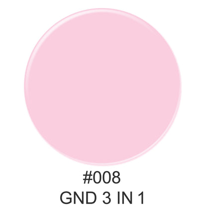 3-in-1 Nail Combo: Dip, Gel & Lacquer #008 | GND Canada® - CM Nails & Beauty Supply