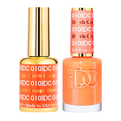DC Dutch Orange #010 - Gel Polish & Lacquer Duo - CM Nails & Beauty Supply