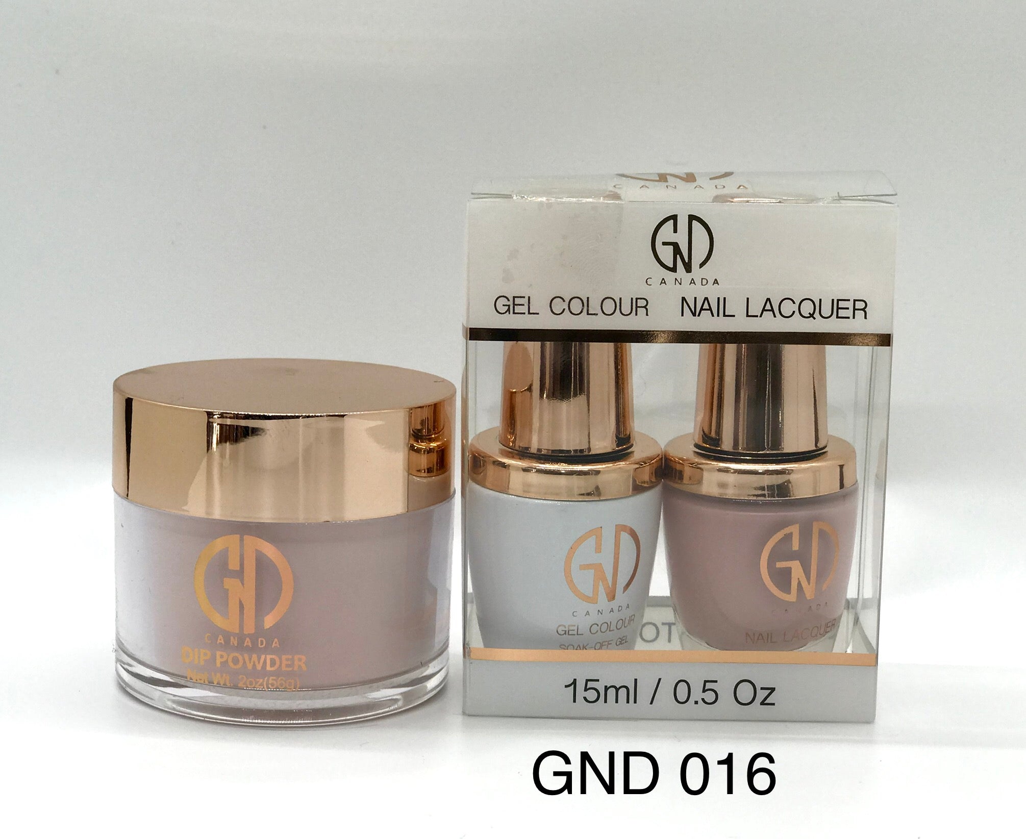 3-in-1 Nail Combo: Dip, Gel & Lacquer #016 | GND Canada® - CM Nails & Beauty Supply