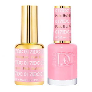 DC Pink Bubblegum #017 - Gel Polish & Lacquer Duo - CM Nails & Beauty Supply