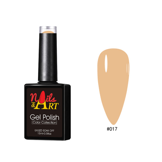 Nails & Art - Gel Polish - Beige Bun 017 - CM Nails & Beauty Supply