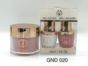 3-in-1 Nail Combo: Dip, Gel & Lacquer #020 | GND Canada® - CM Nails & Beauty Supply