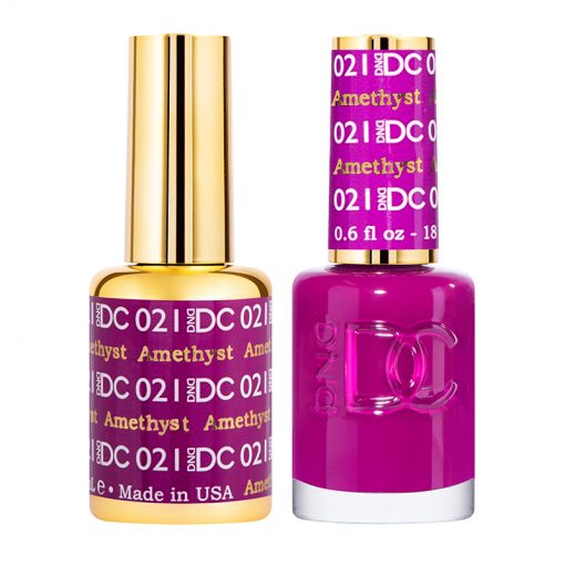 DC Amethst #021 - Gel Polish & Lacquer Duo - CM Nails & Beauty Supply