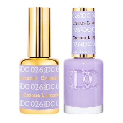 DC Crocus Lavender #026 - Gel Polish & Lacquer Duo - CM Nails & Beauty Supply