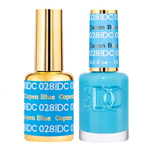 DC Copen Blue #028 - Gel Polish & Lacquer Duo - CM Nails & Beauty Supply