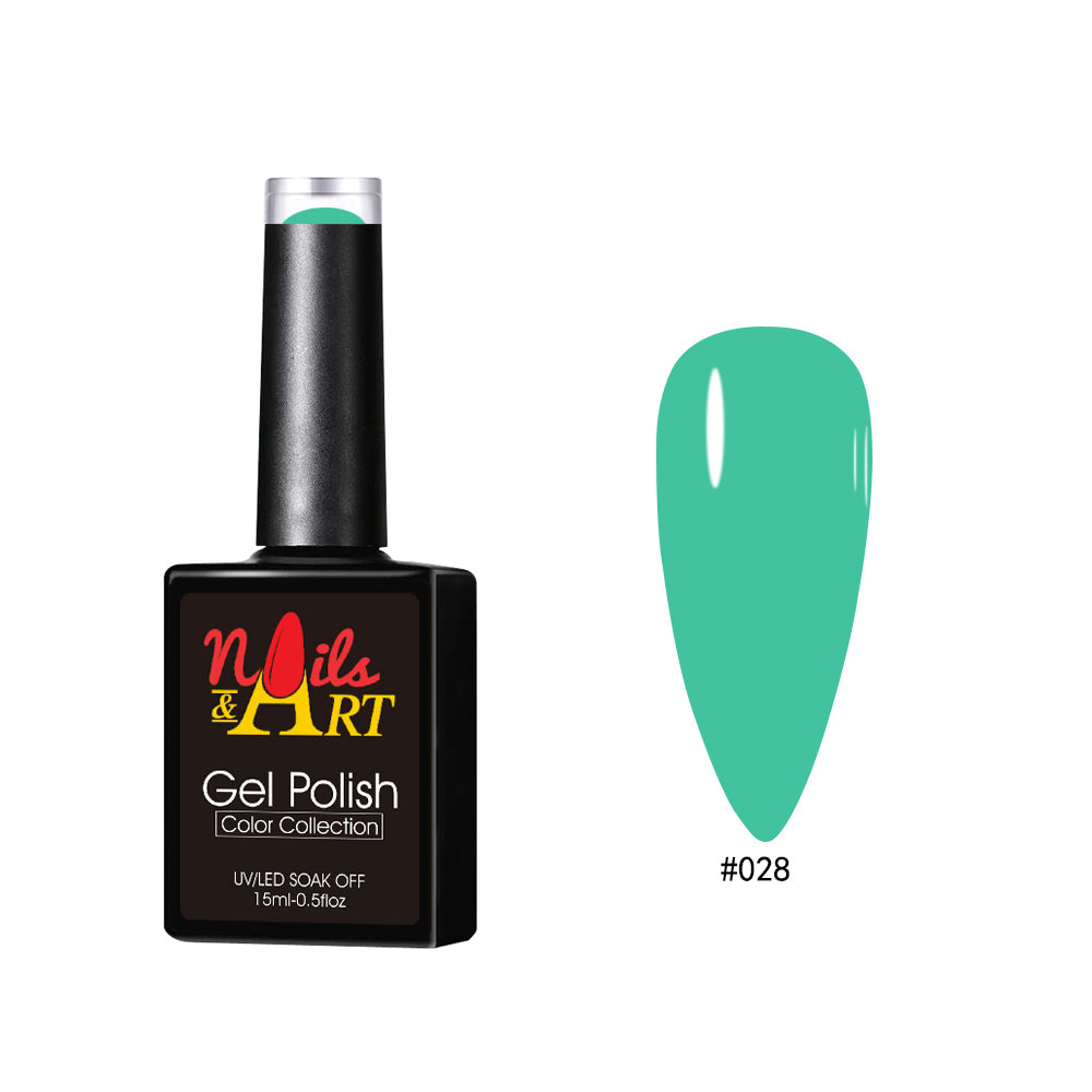 Nails & Art - Gel Polish - Drink Teal I'm Drunk 028 - CM Nails & Beauty Supply