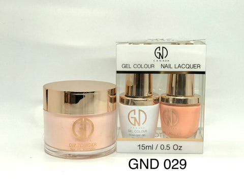 3-in-1 Nail Combo: Dip, Gel & Lacquer #029 | GND Canada® - CM Nails & Beauty Supply