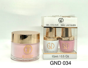 3-in-1 Nail Combo: Dip, Gel & Lacquer #034 | GND Canada® - CM Nails & Beauty Supply