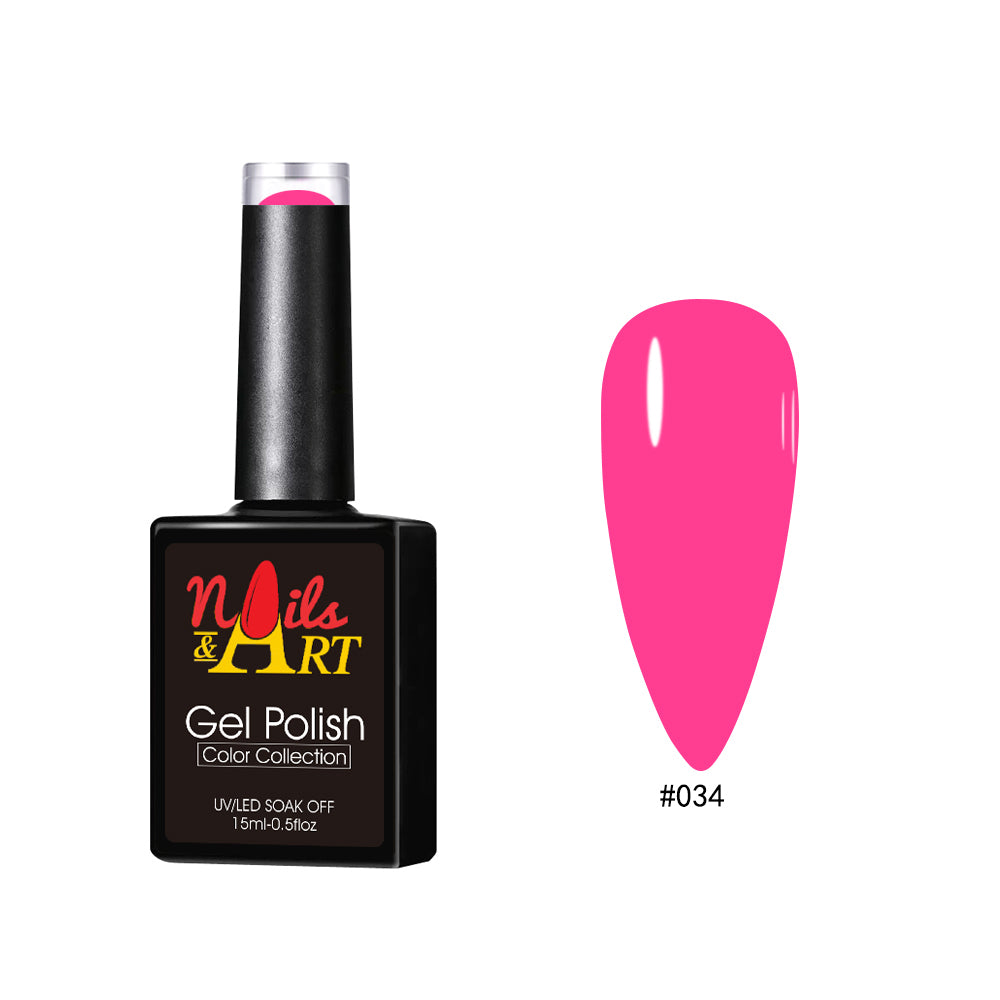 Nails & Art - Gel Polish - 034 Hot Chic