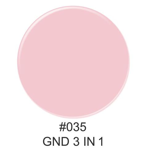 3-in-1 Nail Combo: Dip, Gel & Lacquer #035 | GND Canada® - CM Nails & Beauty Supply