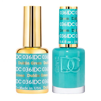 DC Dublin Green #036 - Gel Polish & Lacquer Duo - CM Nails & Beauty Supply