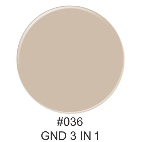 3-in-1 Nail Combo: Dip, Gel & Lacquer #036 | GND Canada® - CM Nails & Beauty Supply