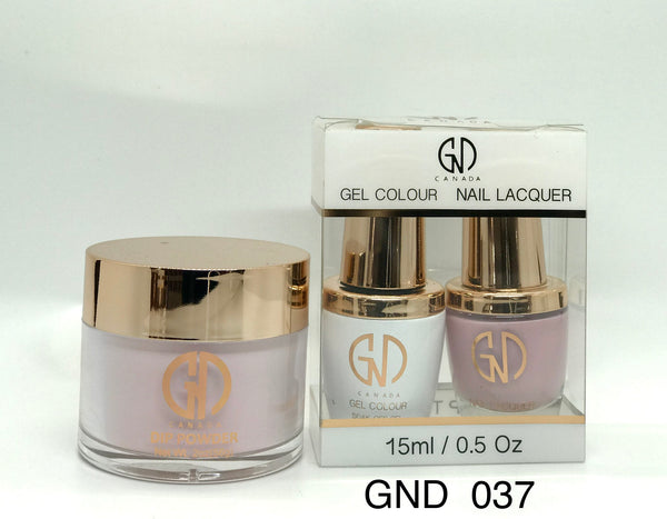 3-in-1 Nail Combo: Dip, Gel & Lacquer #037 | GND Canada® - CM Nails & Beauty Supply