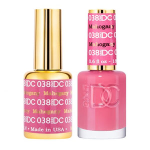 DC Mahogany #038 - Gel Polish & Lacquer Duo - CM Nails & Beauty Supply