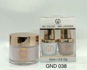 3-in-1 Nail Combo: Dip, Gel & Lacquer #038 | GND Canada® - CM Nails & Beauty Supply