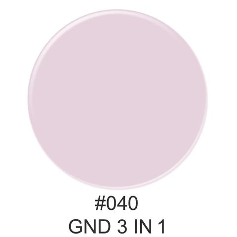 3-in-1 Nail Combo: Dip, Gel & Lacquer #040 | GND Canada® - CM Nails & Beauty Supply