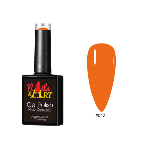 Nails & Art - Gel Polish - Orange Crush 042