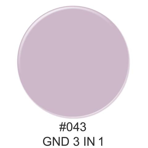 3-in-1 Nail Combo: Dip, Gel & Lacquer #043 | GND Canada® - CM Nails & Beauty Supply