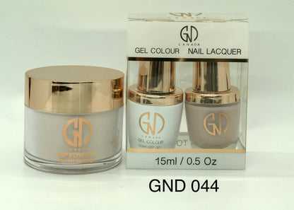 3-in-1 Nail Combo: Dip, Gel & Lacquer #044 | GND Canada® - CM Nails & Beauty Supply