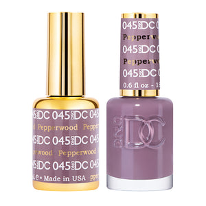 DC Pepperwood #045 - Gel Polish & Lacquer Duo - CM Nails & Beauty Supply