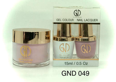 3-in-1 Nail Combo: Dip, Gel & Lacquer #049 | GND Canada® - CM Nails & Beauty Supply