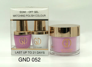 3-in-1 Nail Combo: Dip, Gel & Lacquer #052 | GND Canada® - CM Nails & Beauty Supply
