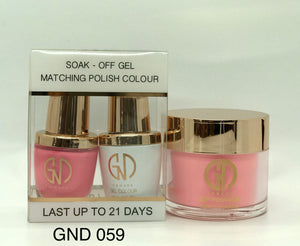 3-in-1 Nail Combo: Dip, Gel & Lacquer #059 | GND Canada® - CM Nails & Beauty Supply